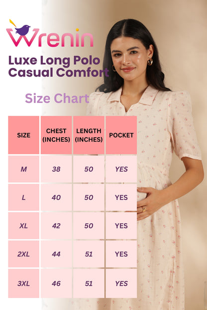CLOUD SOFT ZIP & GO DRESS| MUSLIN | CENTER ZIP| ADJUSTABLE KNOT |FEEDING FRIENDLY| PONELLE