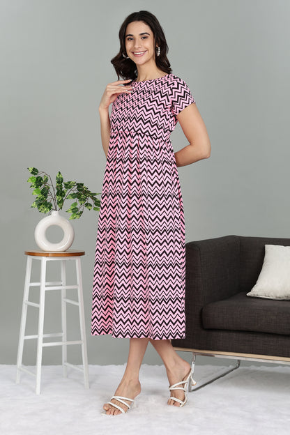 ZIPLESS MATERNITY WEAR |SHORTSLEEVE | ZIGZAG ZEAL
