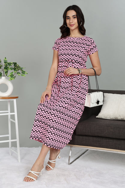 ZIPLESS MATERNITY WEAR |SHORTSLEEVE | ZIGZAG ZEAL
