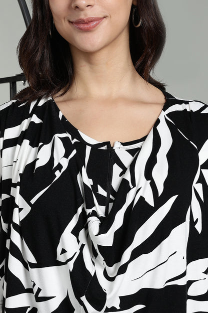 Maternity wear with Shawl - Ebony Flora