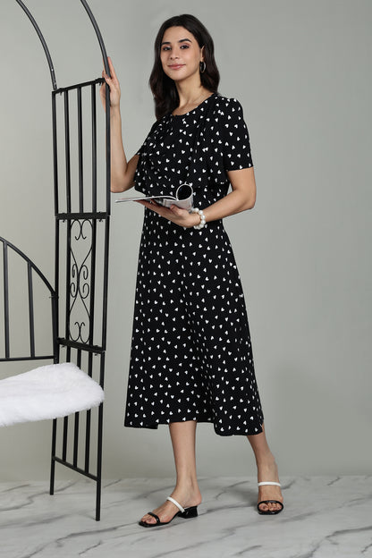 Maternity wear with Shawl - Luxe Starry Romance
