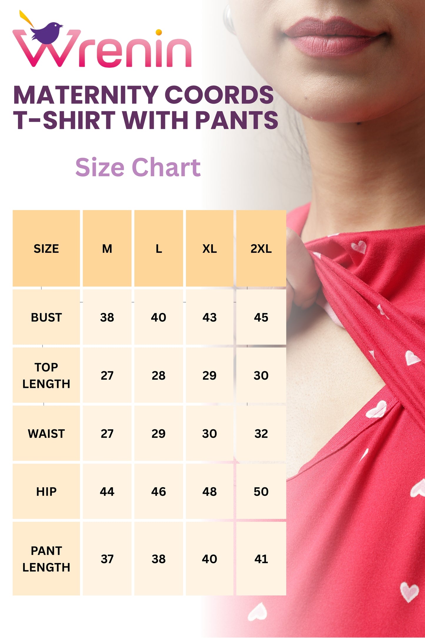 MATERNITY COORDS | ZIPLESS T-SHIRT WITH PANTS |SPUN |INTRODUCTORY PRICE | FIRST LOVE