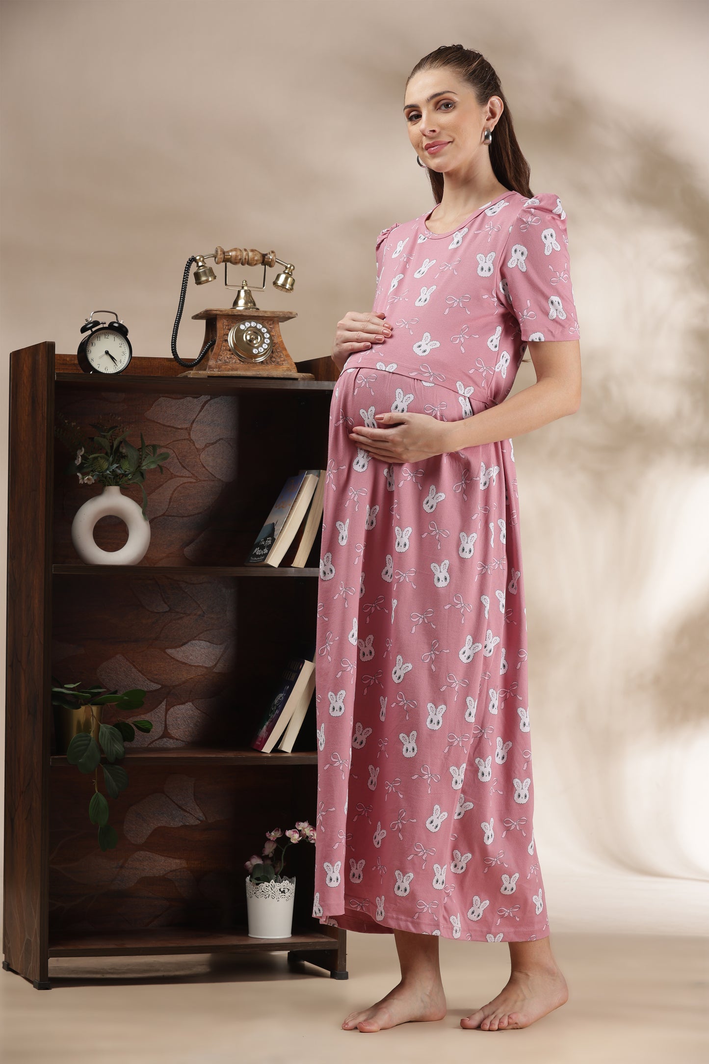 ZIPLESS MATERNITY WEAR | PUFFSLEEVE | MAMA BUNNY BLISS