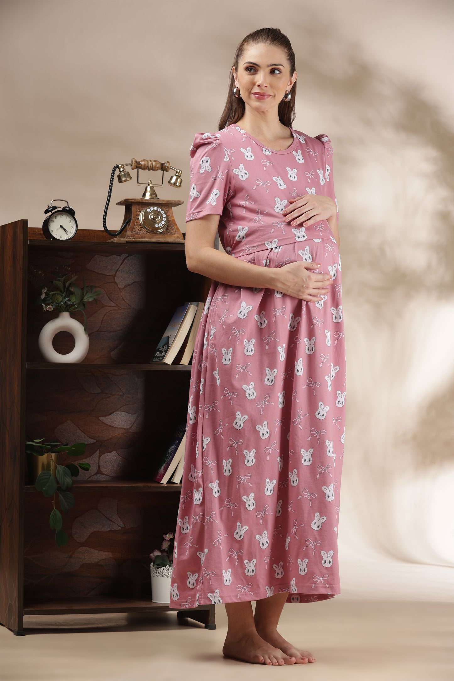 ZIPLESS MATERNITY WEAR | PUFFSLEEVE | MAMA BUNNY BLISS