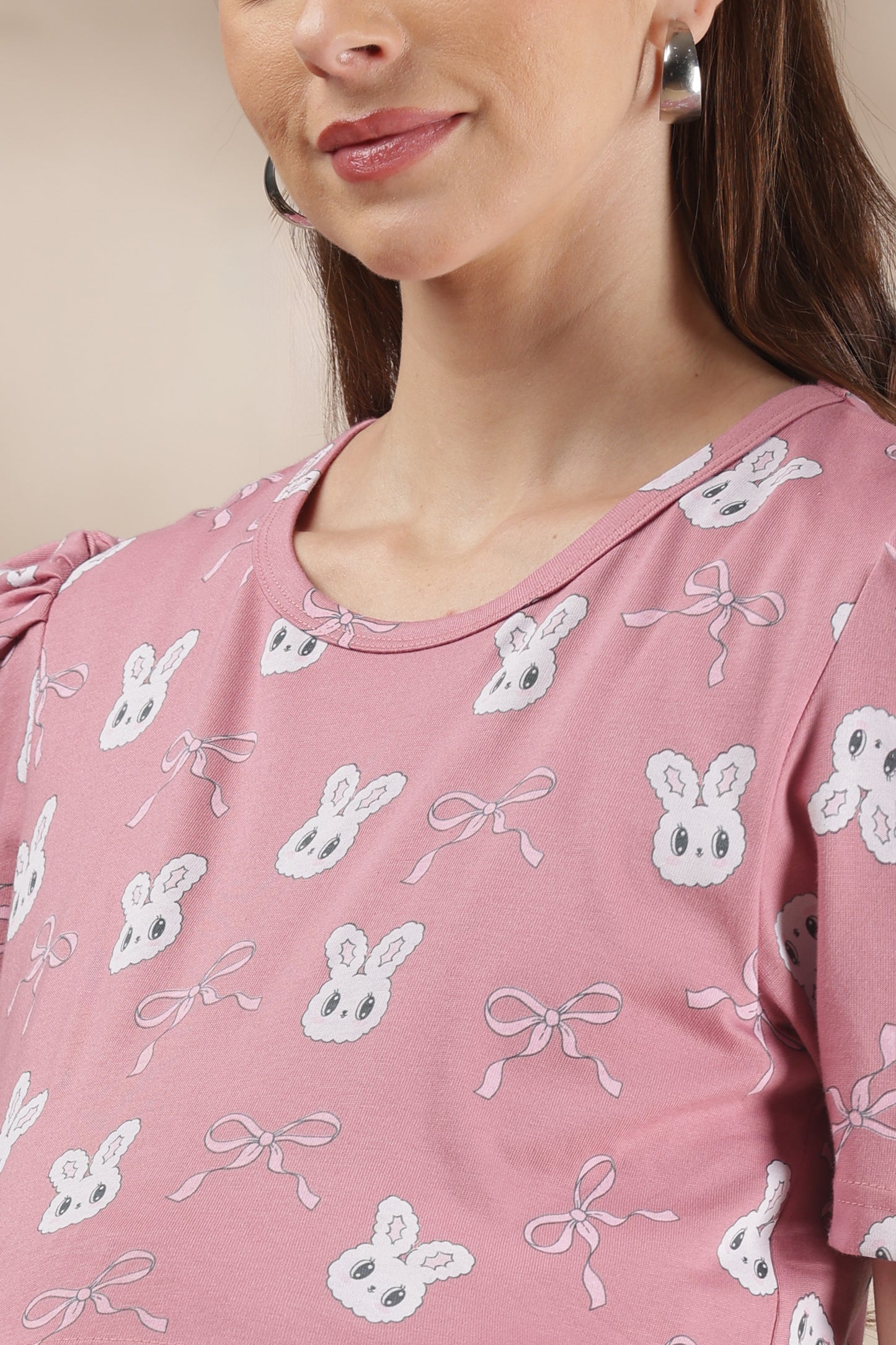 ZIPLESS MATERNITY WEAR | PUFFSLEEVE | MAMA BUNNY BLISS