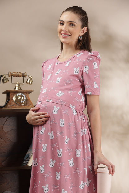 ZIPLESS MATERNITY WEAR | PUFFSLEEVE | MAMA BUNNY BLISS