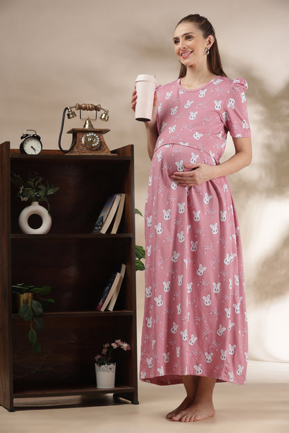 ZIPLESS MATERNITY WEAR | PUFFSLEEVE | MAMA BUNNY BLISS