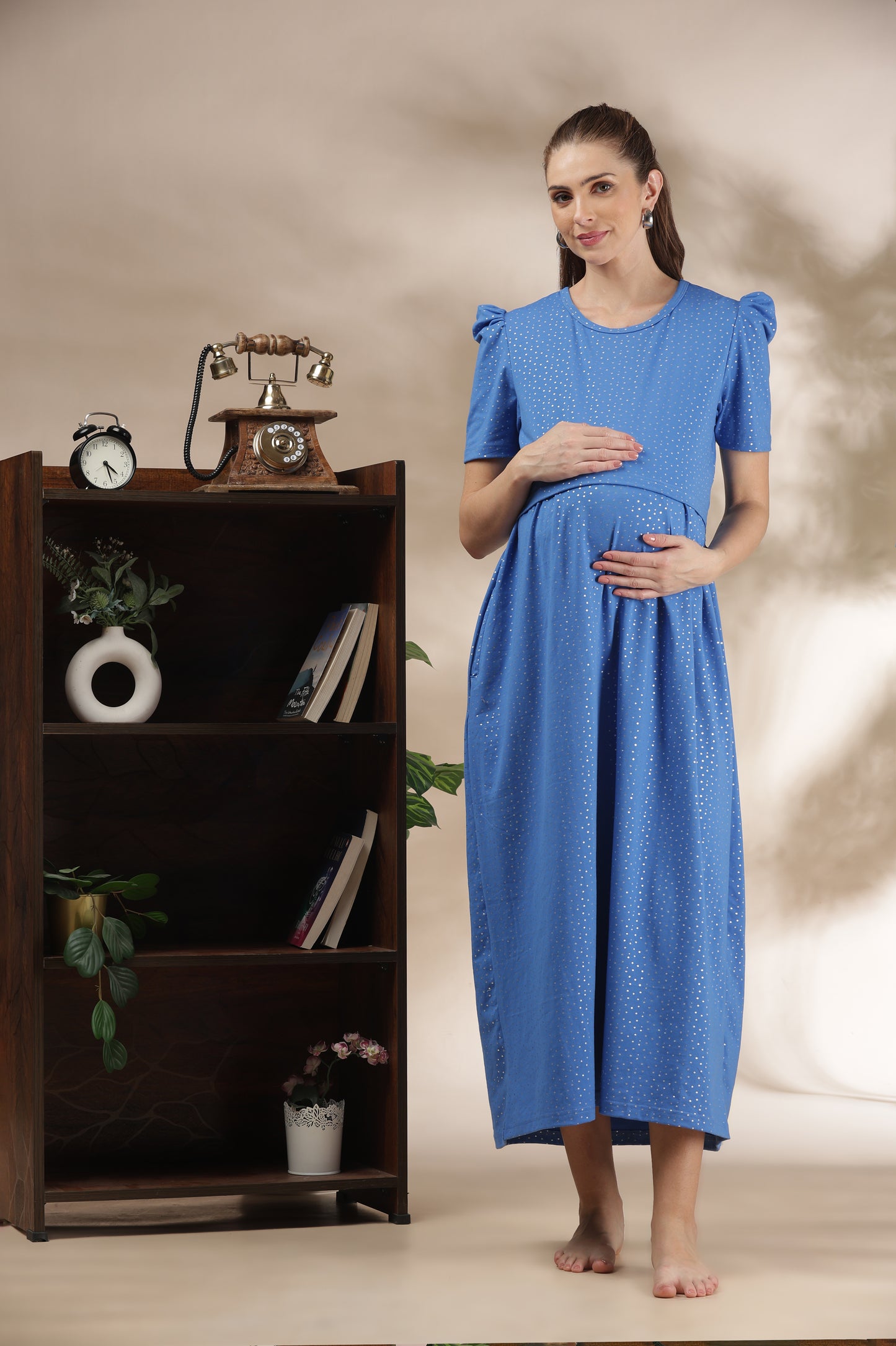 ZIPLESS MATERNITY WEAR | PUFFSLEEVE | SKY LULLABY