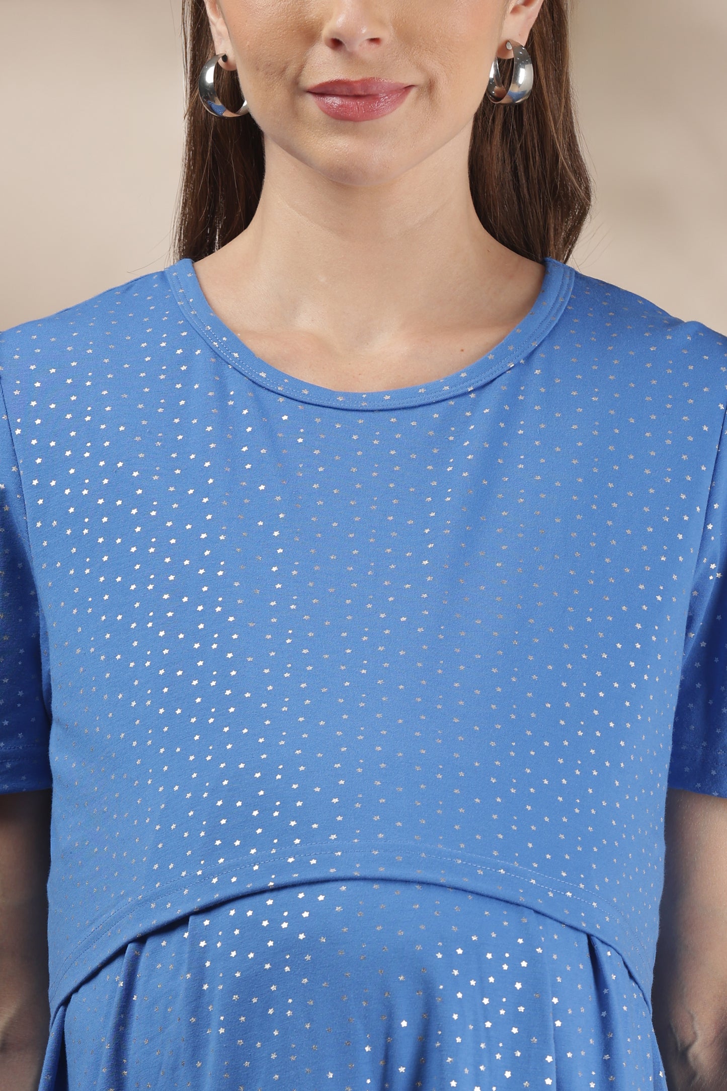 ZIPLESS MATERNITY WEAR | PUFFSLEEVE | SKY LULLABY