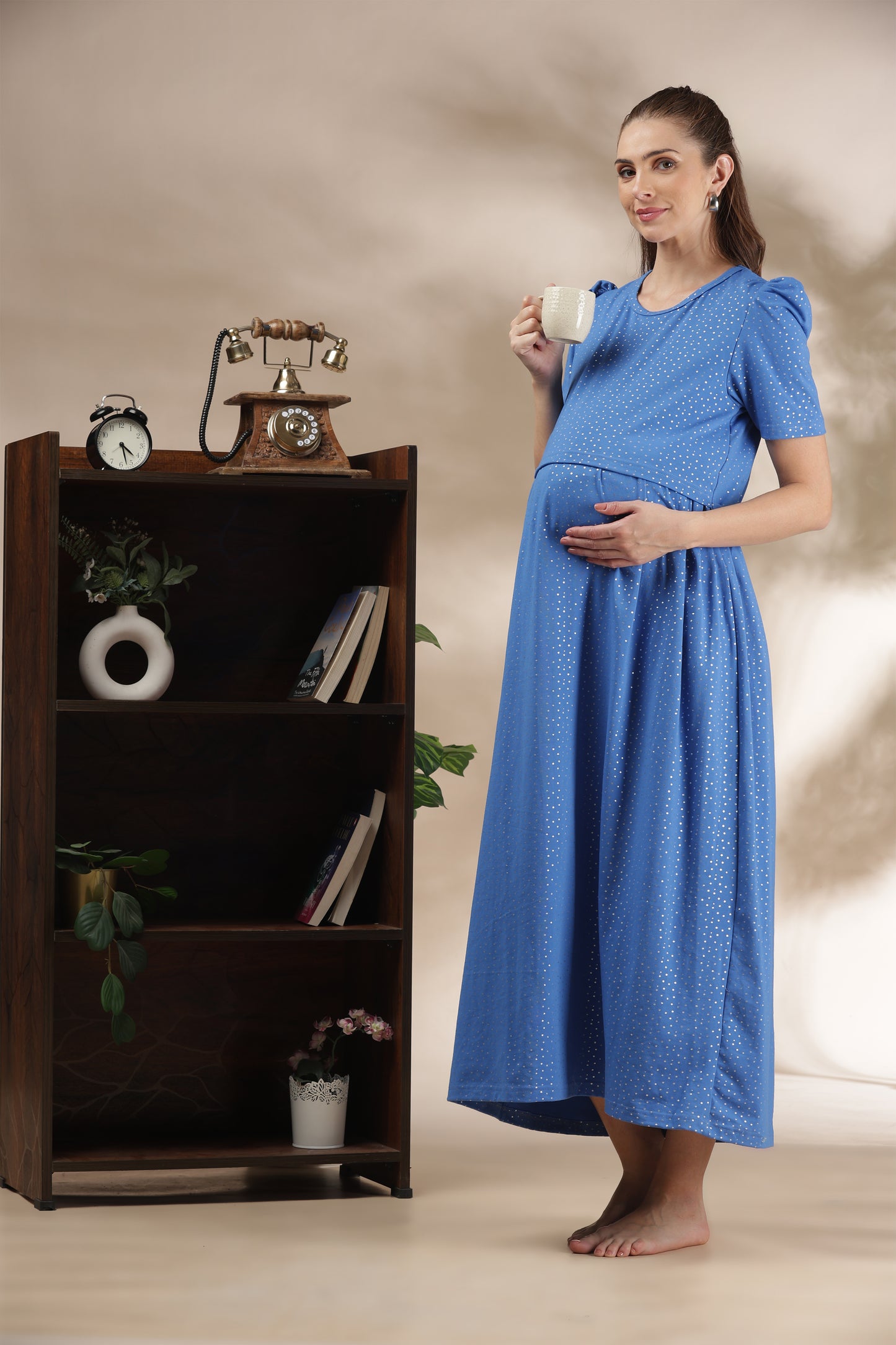ZIPLESS MATERNITY WEAR | PUFFSLEEVE | SKY LULLABY