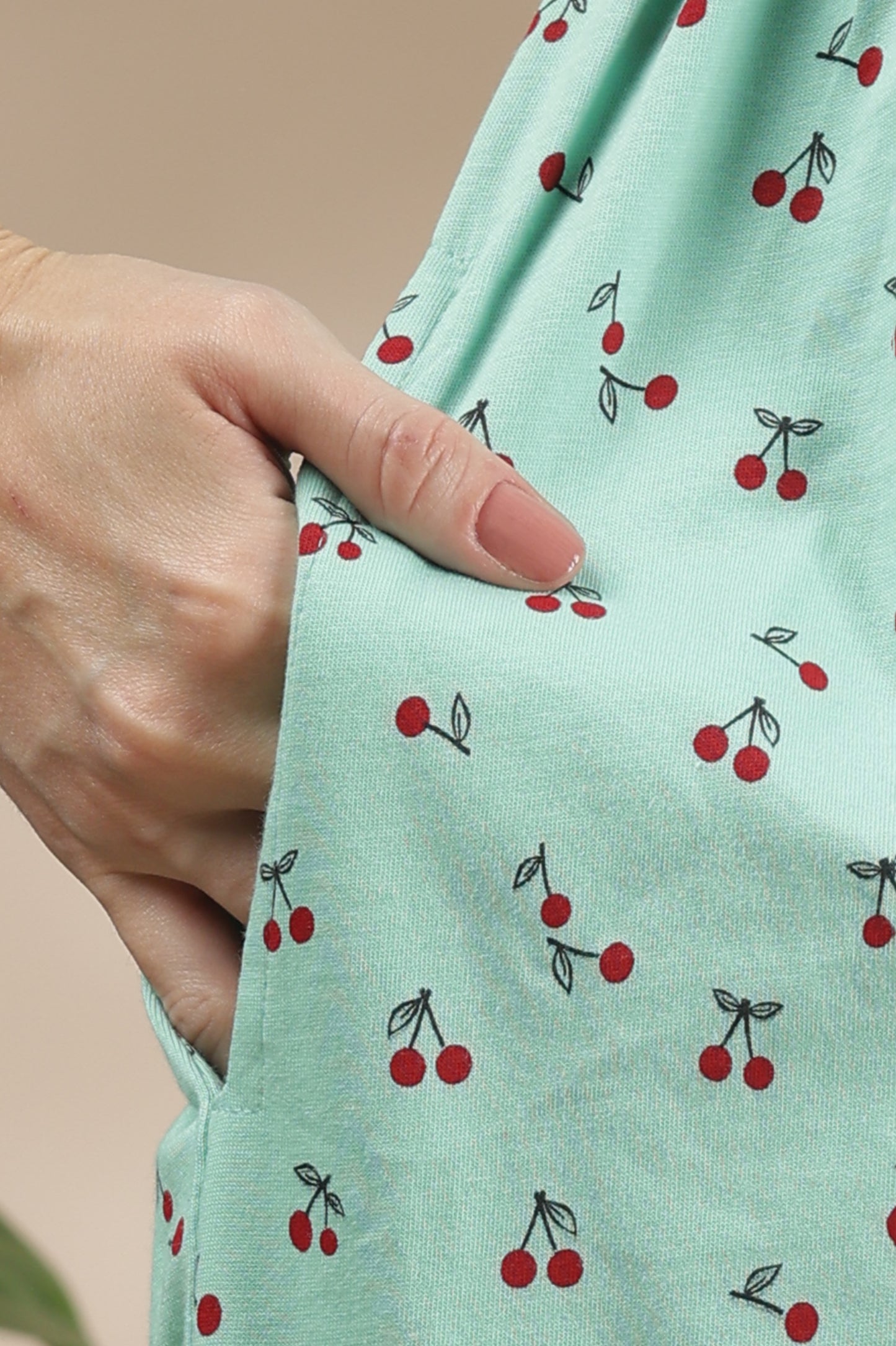 ZIPLESS MATERNITY WEAR | PUFFSLEEVE | CHERRY KISS