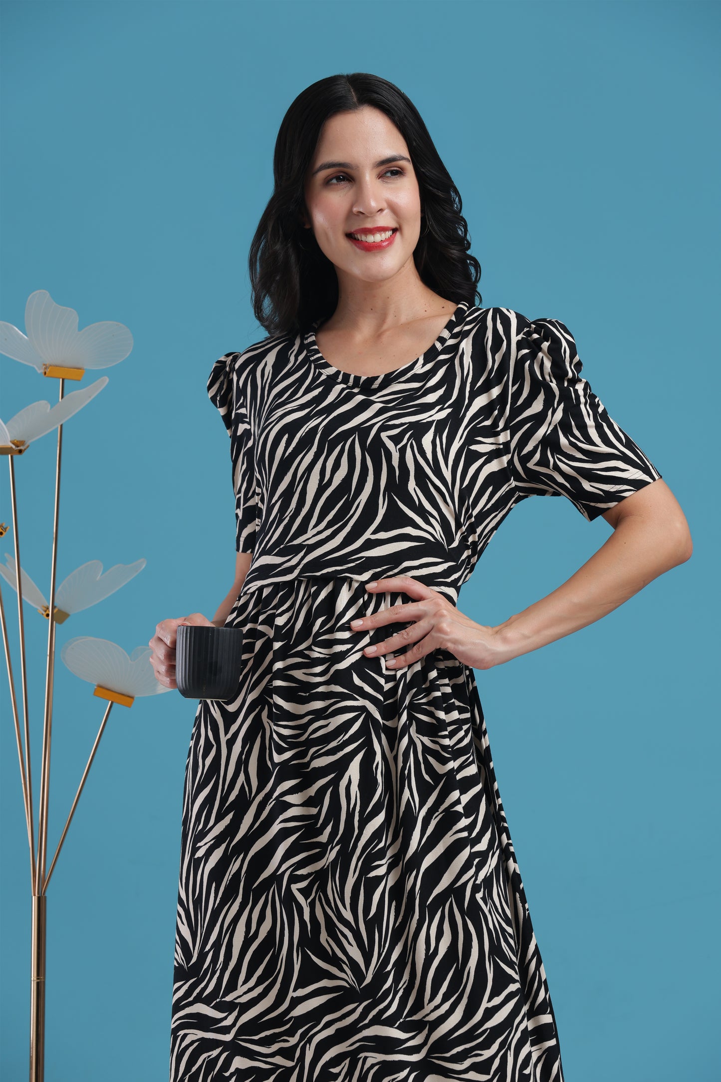 ZIPLESS MATERNITY WEAR | PUFFSLEEVE | BORN TO ROAM