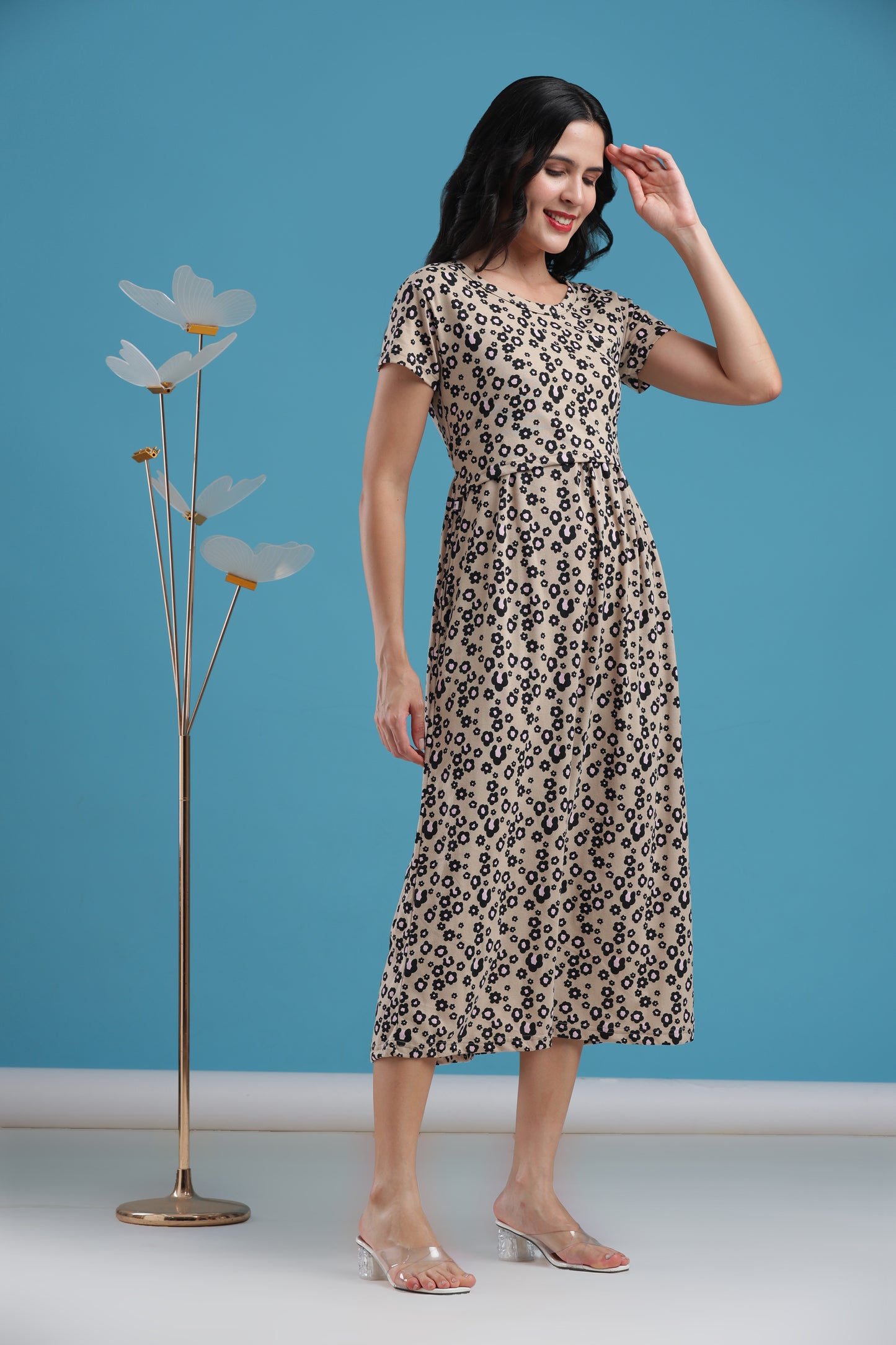 ZIPLESS MATERNITY WEAR | SHORTSLEEVE | VICENZA VELLUM