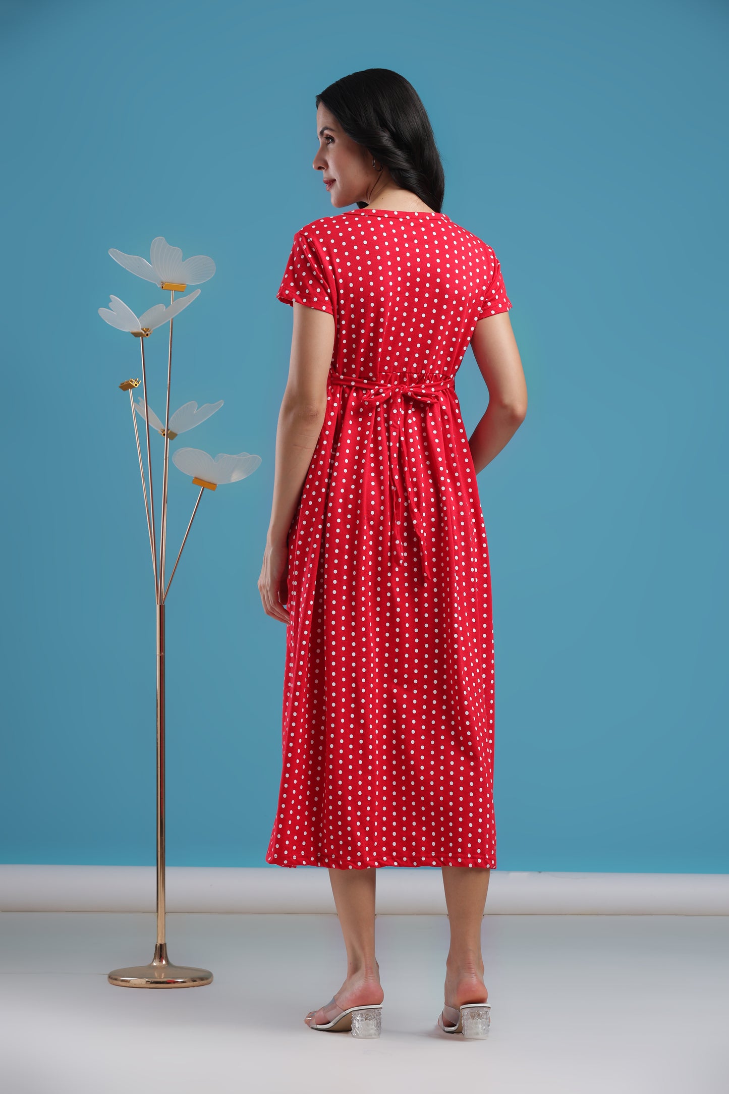 ZIPLESS MATERNITY WEAR | SHORTSLEEVE |  RED RADIANCE