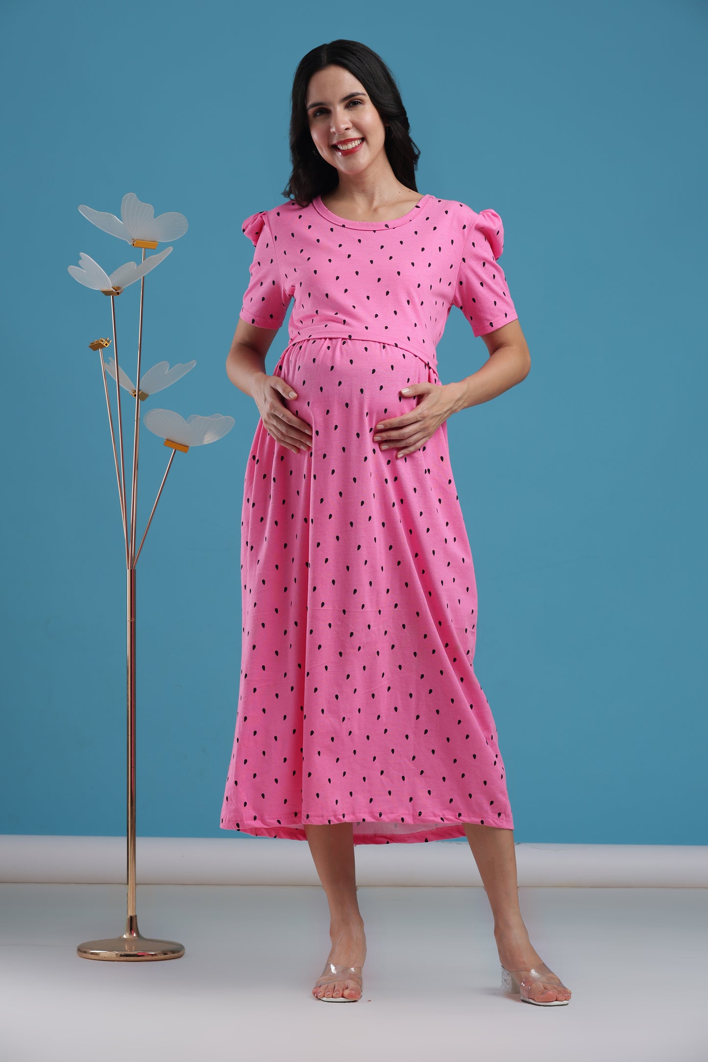 ZIPLESS MATERNITY WEAR | PUFFSLEEVE | HEIRLOOM DOTE