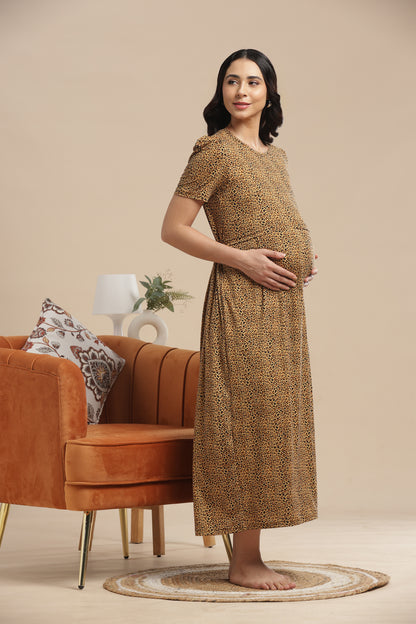 ZIPLESS MATERNITY WEAR | PUFF SLEEVE | SPUN COTTON| FIERCE & FEMININE