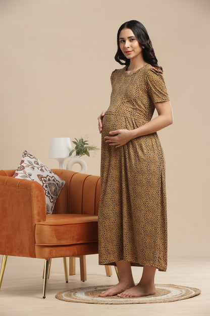 ZIPLESS MATERNITY WEAR | PUFF SLEEVE | SPUN COTTON| FIERCE & FEMININE