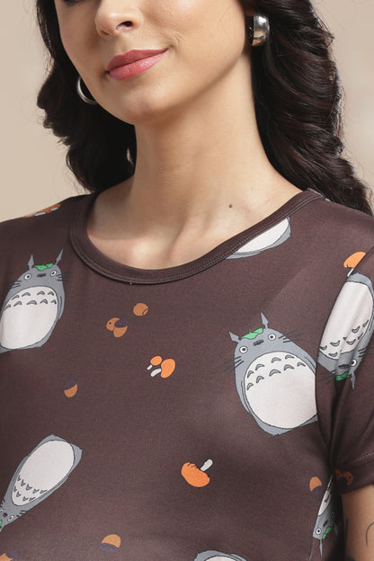 ZIPLESS MATERNITY WEAR | SHORT SLEEVE | SPUN COTTON| MAMA'S COCOA WHIMSY