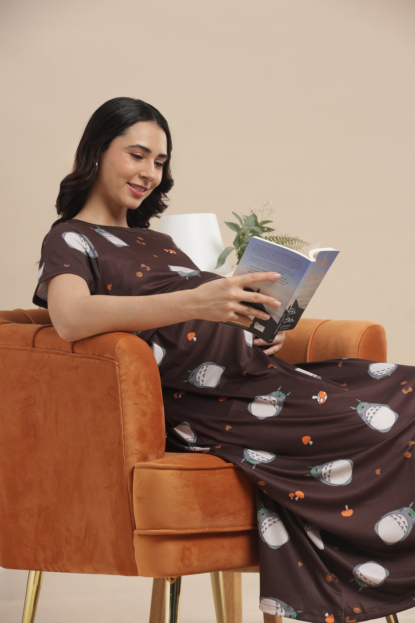 ZIPLESS MATERNITY WEAR | SHORT SLEEVE | SPUN COTTON| MAMA'S COCOA WHIMSY