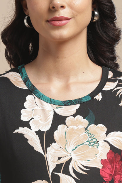ZIPLESS MATERNITY WEAR | BUTTERY SOFT | SPUN COTTON| TWILIGHT BLOSSOM MAGIC