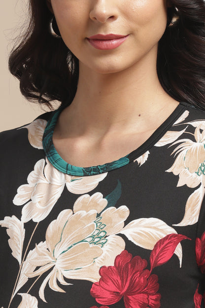 ZIPLESS MATERNITY WEAR | BUTTERY SOFT | SPUN COTTON| TWILIGHT BLOSSOM MAGIC