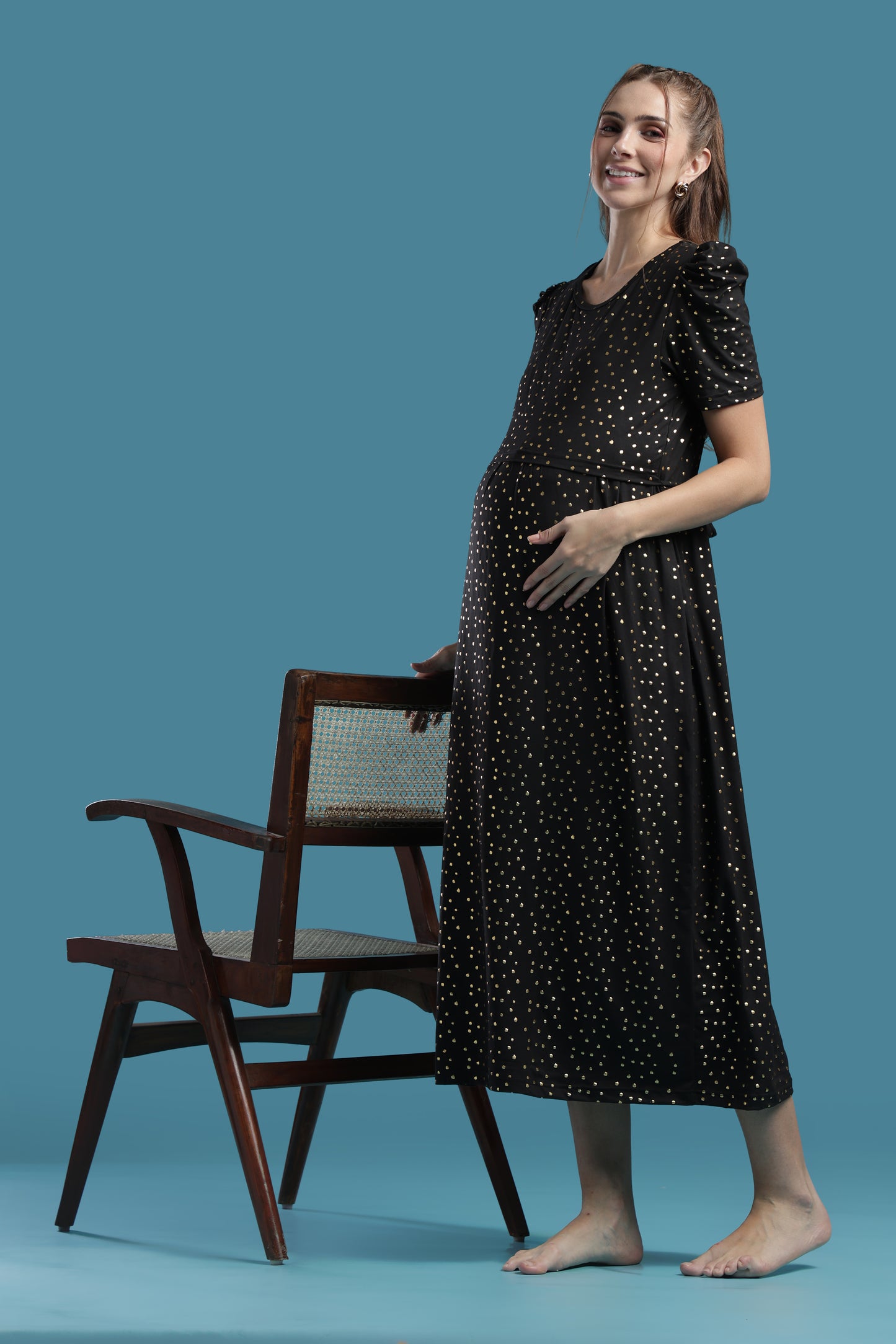ZIPLESS MATERNITY WEAR | PUFFSLEEVE | SPUN | QUEENLY COMFORT