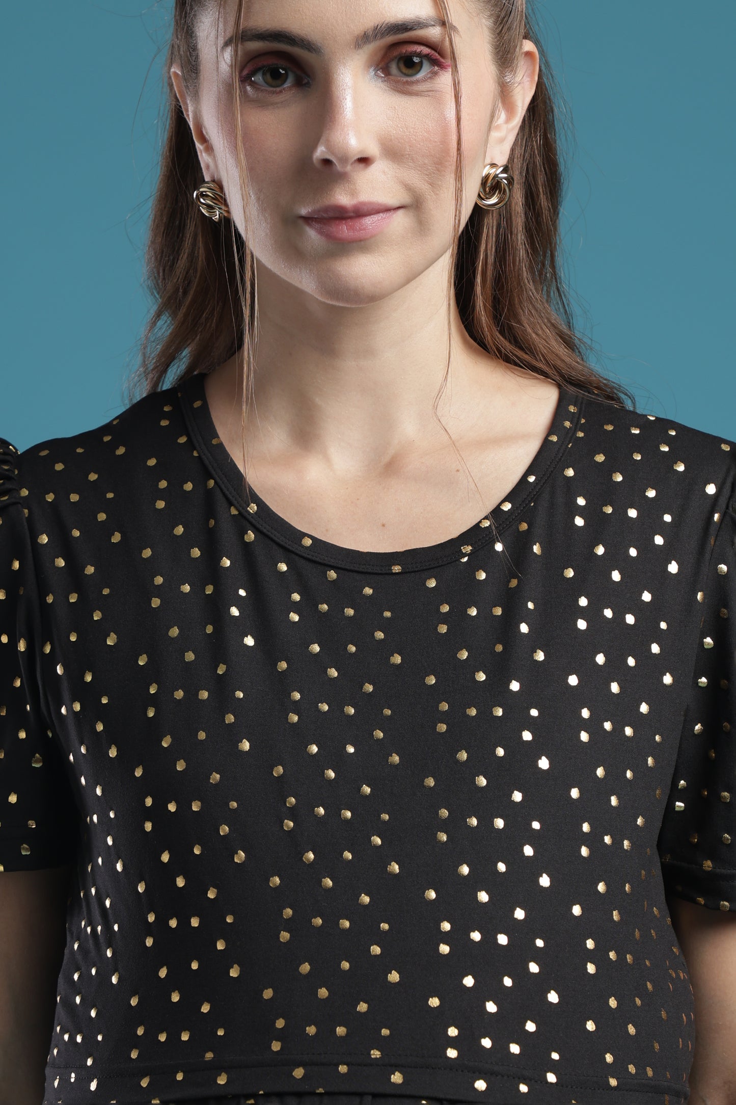 ZIPLESS MATERNITY WEAR | PUFFSLEEVE | SPUN | QUEENLY COMFORT