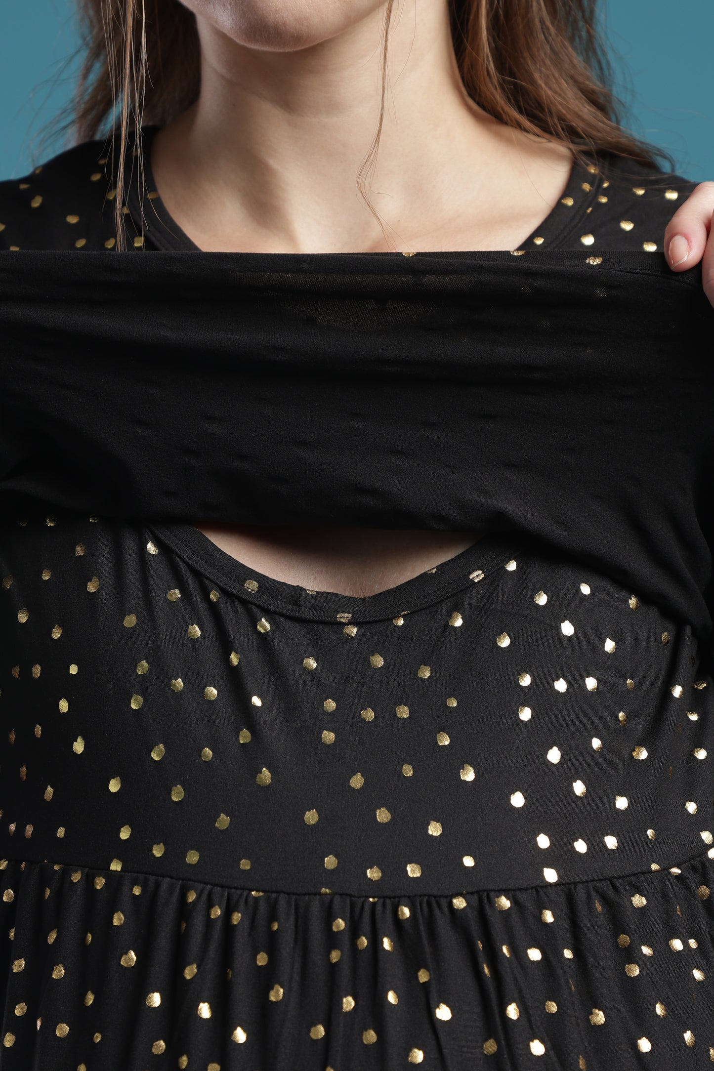 ZIPLESS MATERNITY WEAR | PUFFSLEEVE | SPUN | QUEENLY COMFORT