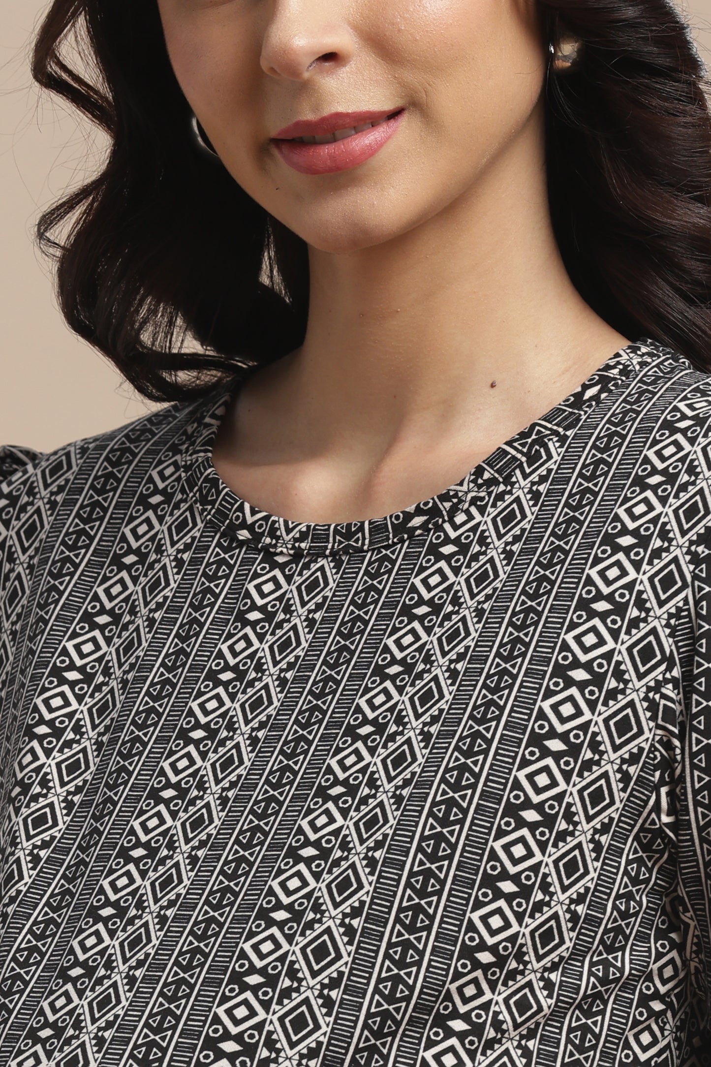 ZIPLESS MATERNITY WEAR | PUFF SLEEVE | SPUN COTTON| ETHNORA