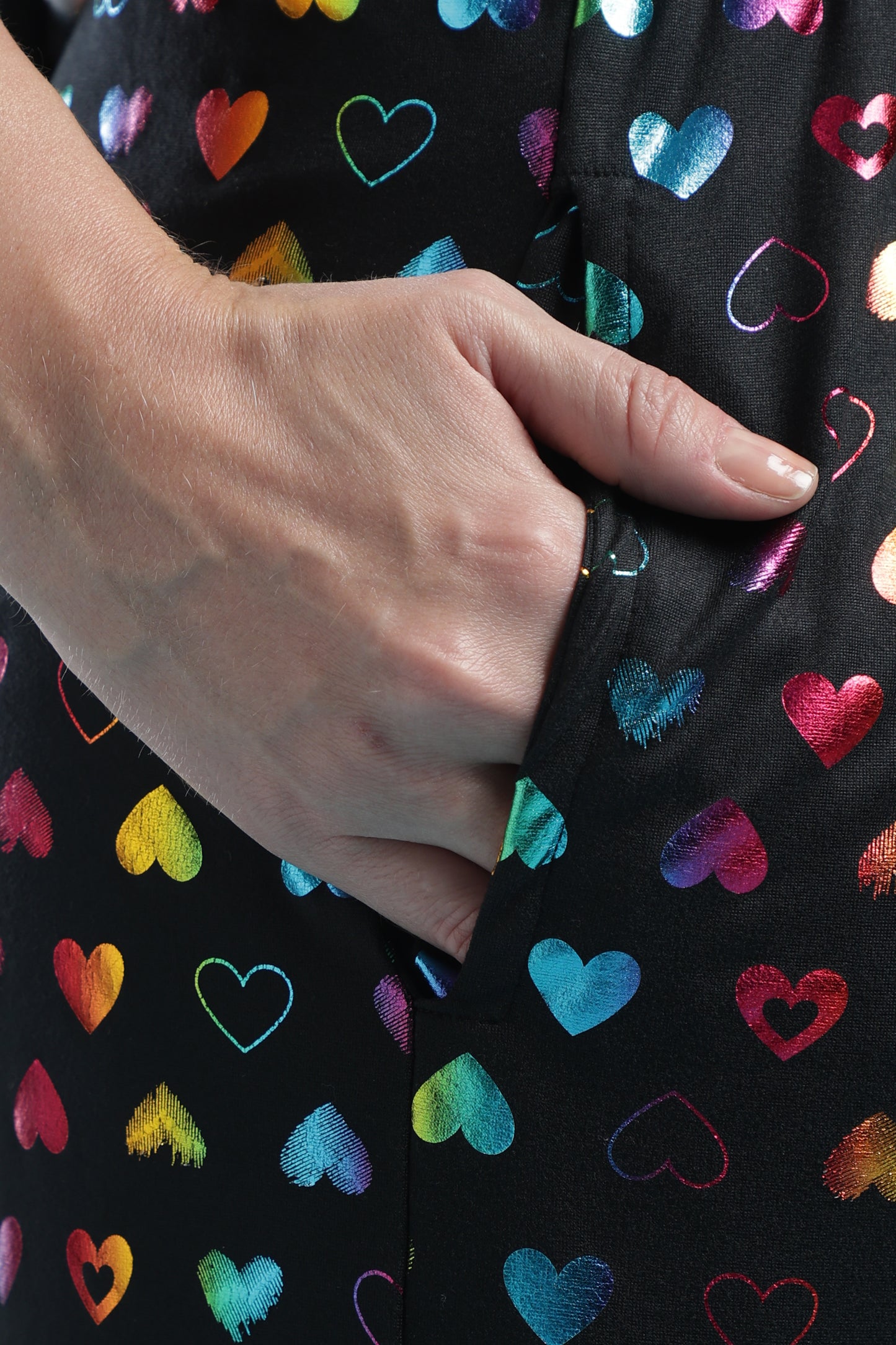 MATERNITY COORDS | ZIPLESS T-SHIRT WITH PANTS |SPUN |INTRODUCTORY PRICE |HEART SPRAKLE