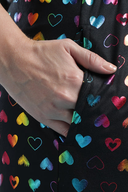 MATERNITY COORDS | ZIPLESS T-SHIRT WITH PANTS |SPUN |INTRODUCTORY PRICE |HEART SPRAKLE