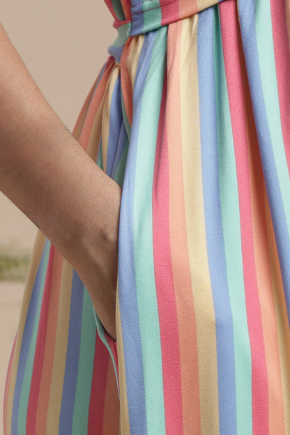 ZIPLESS MATERNITY WEAR | PUFF SLEEVE | SPUN COTTON| RAINBOWELLE