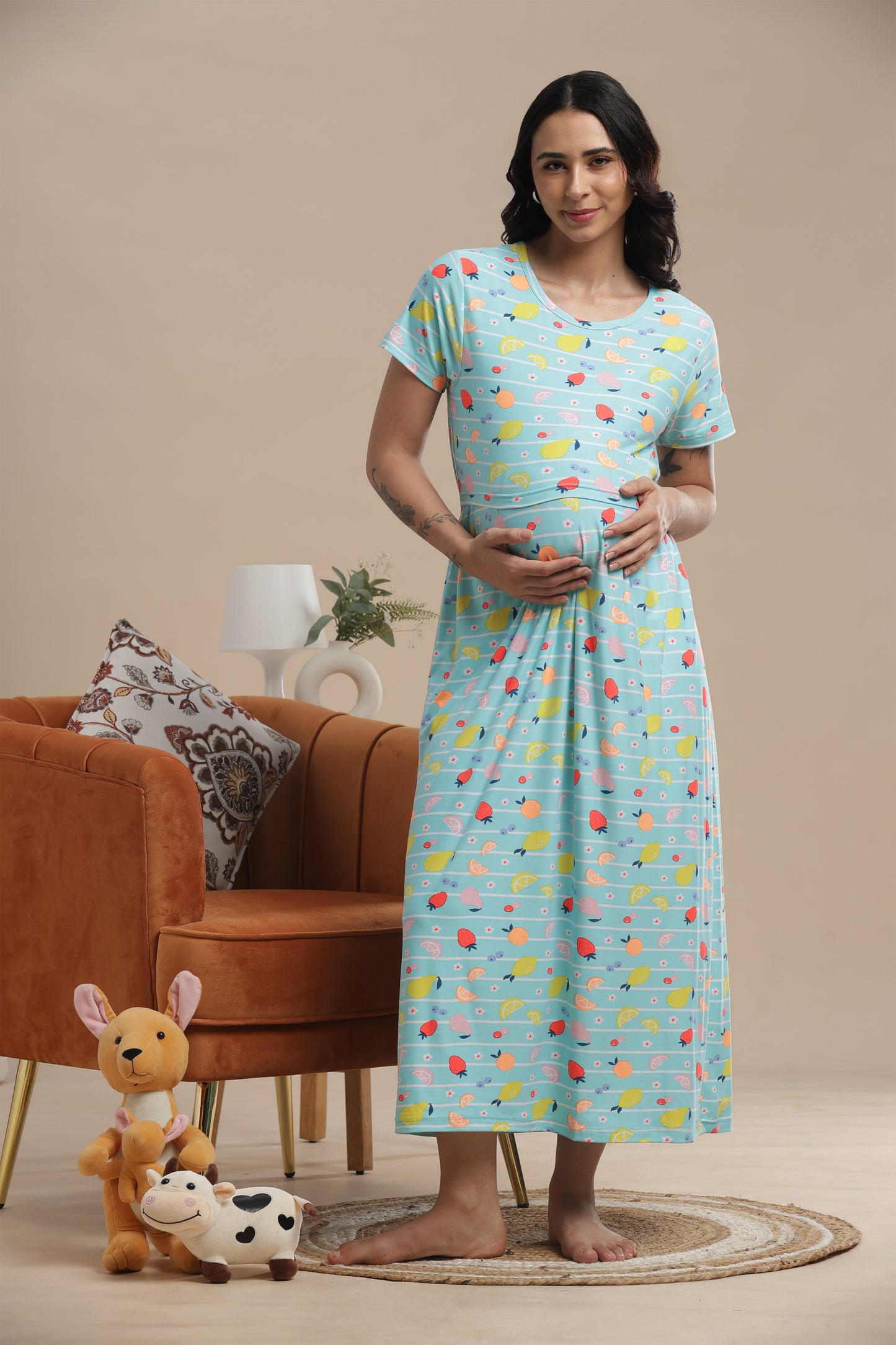 ZIPLESS MATERNITY WEAR | BUTTERY SOFT  | SPUN COTTON| FRUITORIA