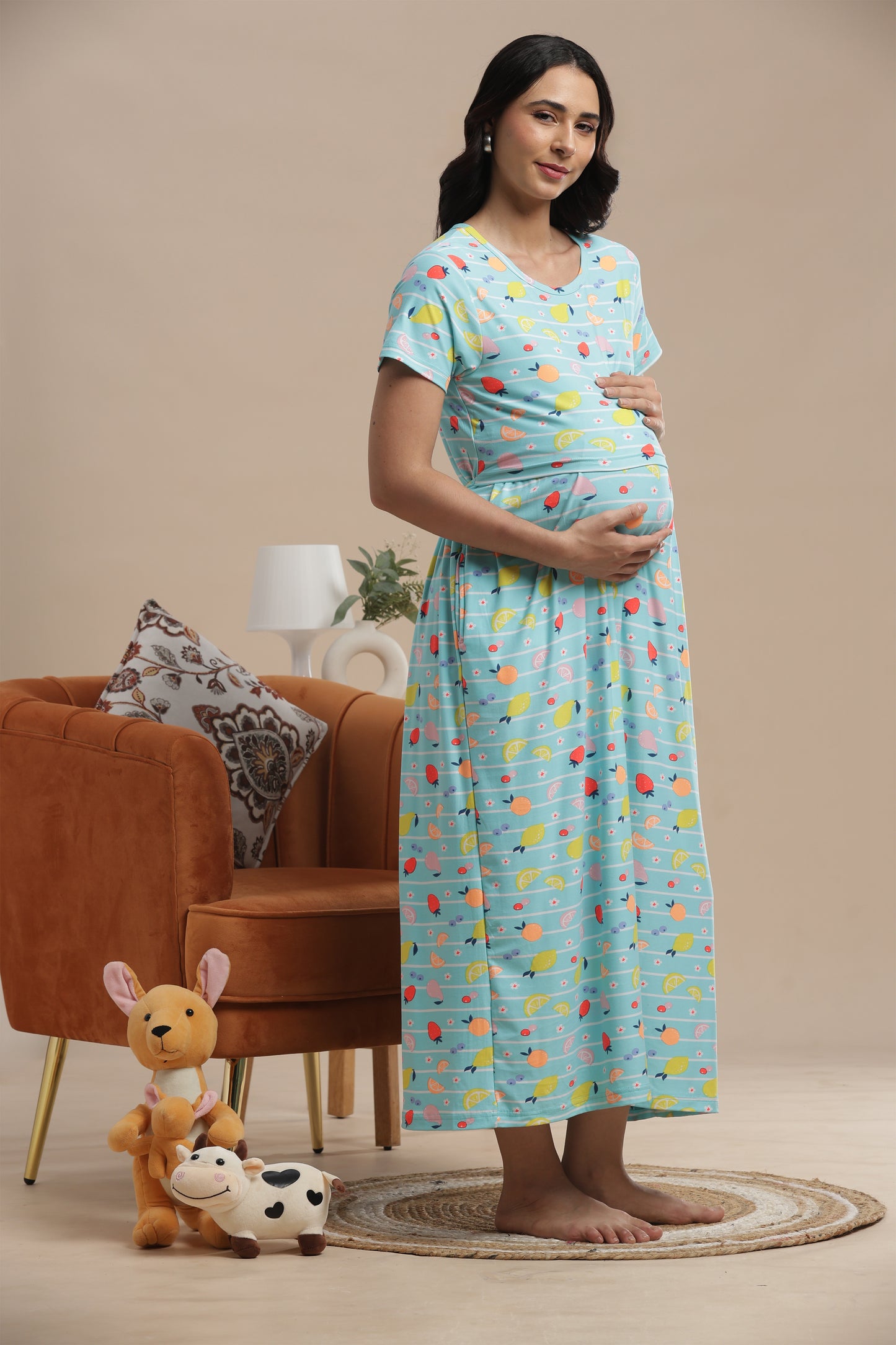ZIPLESS MATERNITY WEAR | BUTTERY SOFT  | SPUN COTTON| FRUITORIA