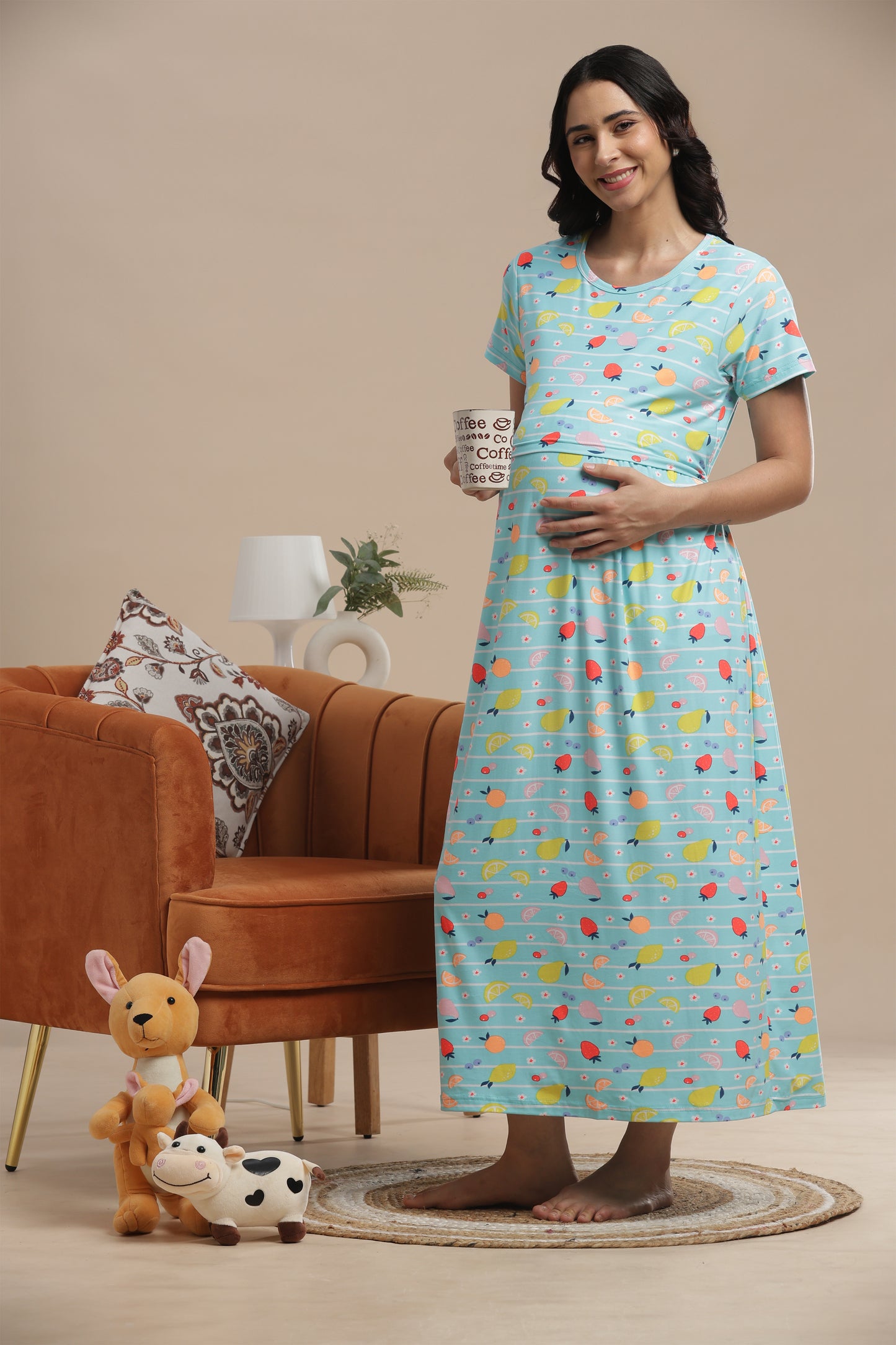 ZIPLESS MATERNITY WEAR | BUTTERY SOFT  | SPUN COTTON| FRUITORIA