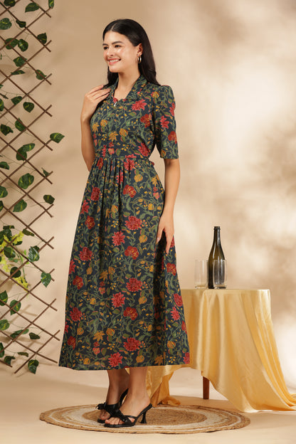 MATERNITY & BEYOND OUTDOORS | 100% COTTON | CENTRE ZIP | ADJUSTABLE KNOT | FERNELLE