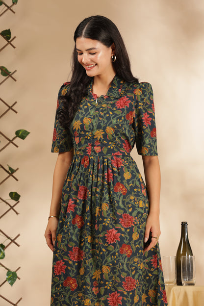 MATERNITY & BEYOND OUTDOORS | 100% COTTON | CENTRE ZIP | ADJUSTABLE KNOT | FERNELLE