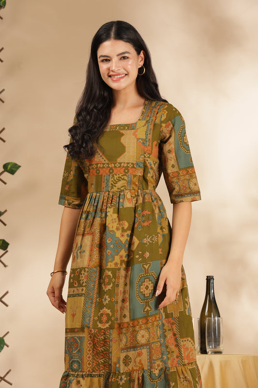 MATERNITY & BEYOND OUTDOORS | 100% COTTON | INVISIBLE SIDE ZIPS | ADJUSTABLE KNOT | AARANYA