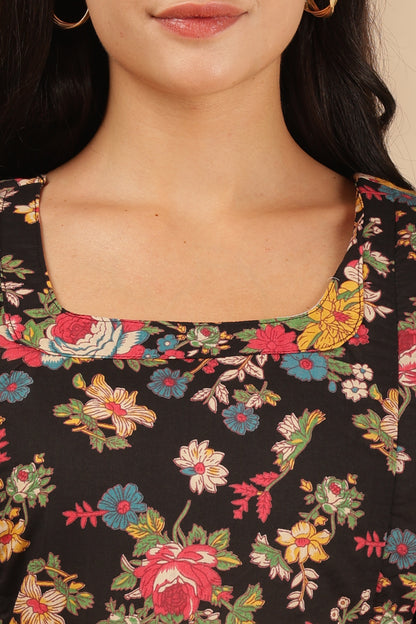 MATERNITY & BEYOND OUTDOORS | 100% COTTON | INVISIBLE SIDE ZIPS | ADJUSTABLE KNOT | DAHLIA