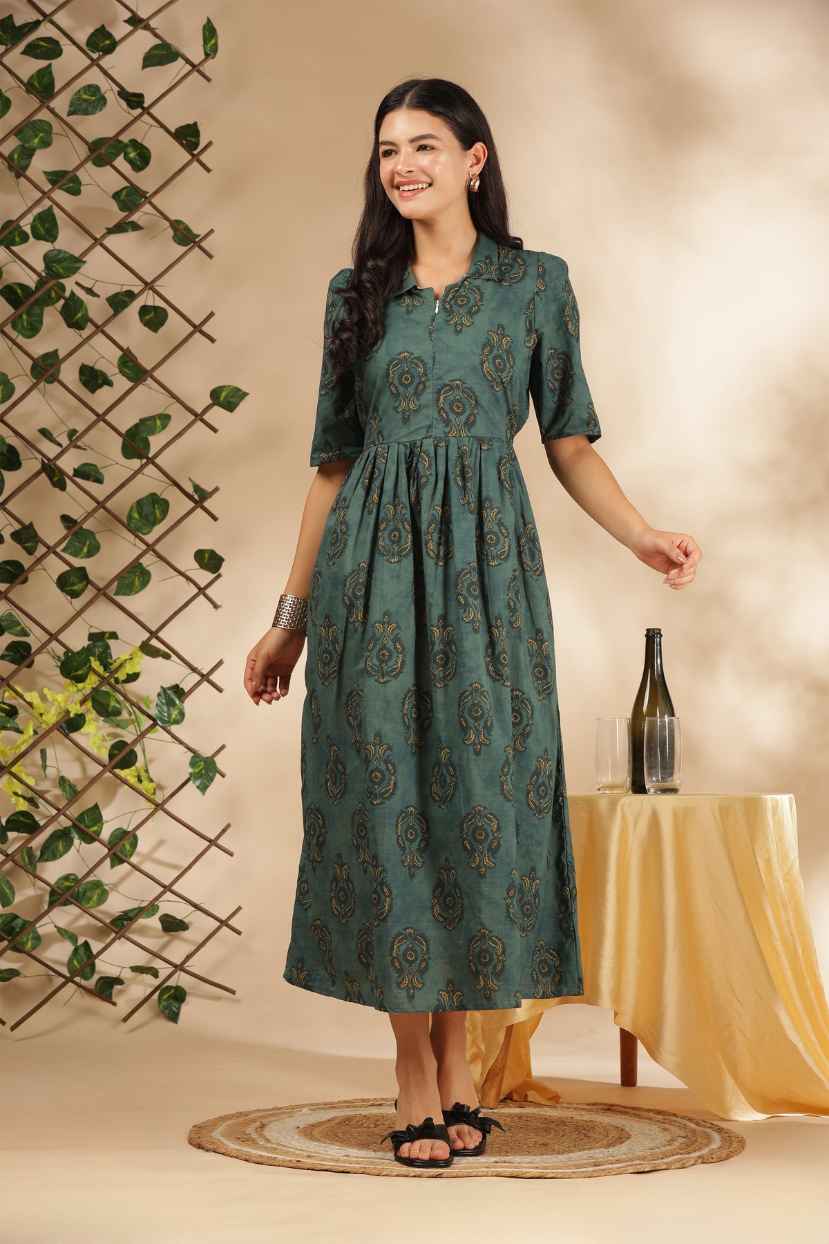 MATERNITY & BEYOND OUTDOORS | 100% COTTON | INVISIBLE SIDE ZIPS | ADJUSTABLE KNOT | TARINI