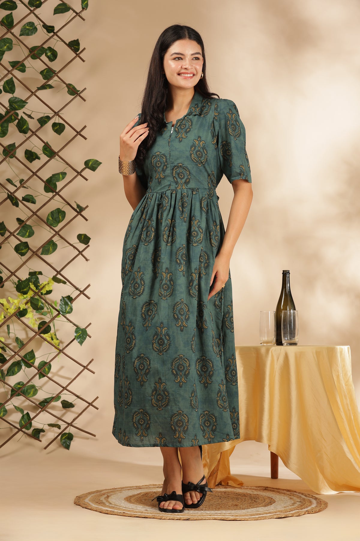 MATERNITY & BEYOND OUTDOORS | 100% COTTON | INVISIBLE SIDE ZIPS | ADJUSTABLE KNOT | TARINI