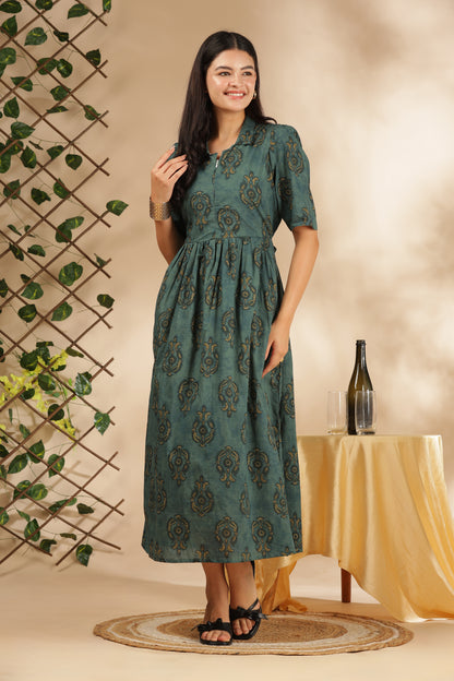MATERNITY & BEYOND OUTDOORS | 100% COTTON | INVISIBLE SIDE ZIPS | ADJUSTABLE KNOT | TARINI