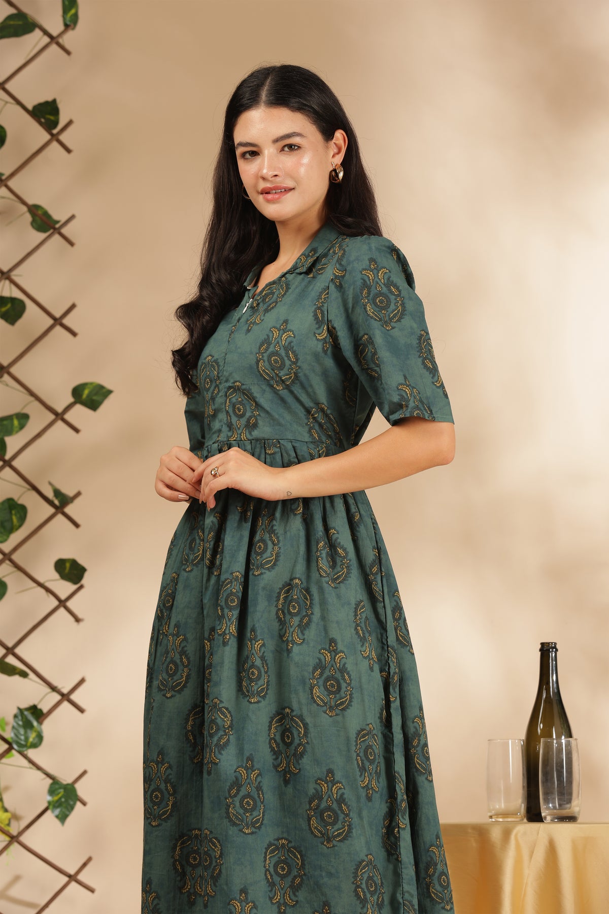 MATERNITY & BEYOND OUTDOORS | 100% COTTON | INVISIBLE SIDE ZIPS | ADJUSTABLE KNOT | TARINI