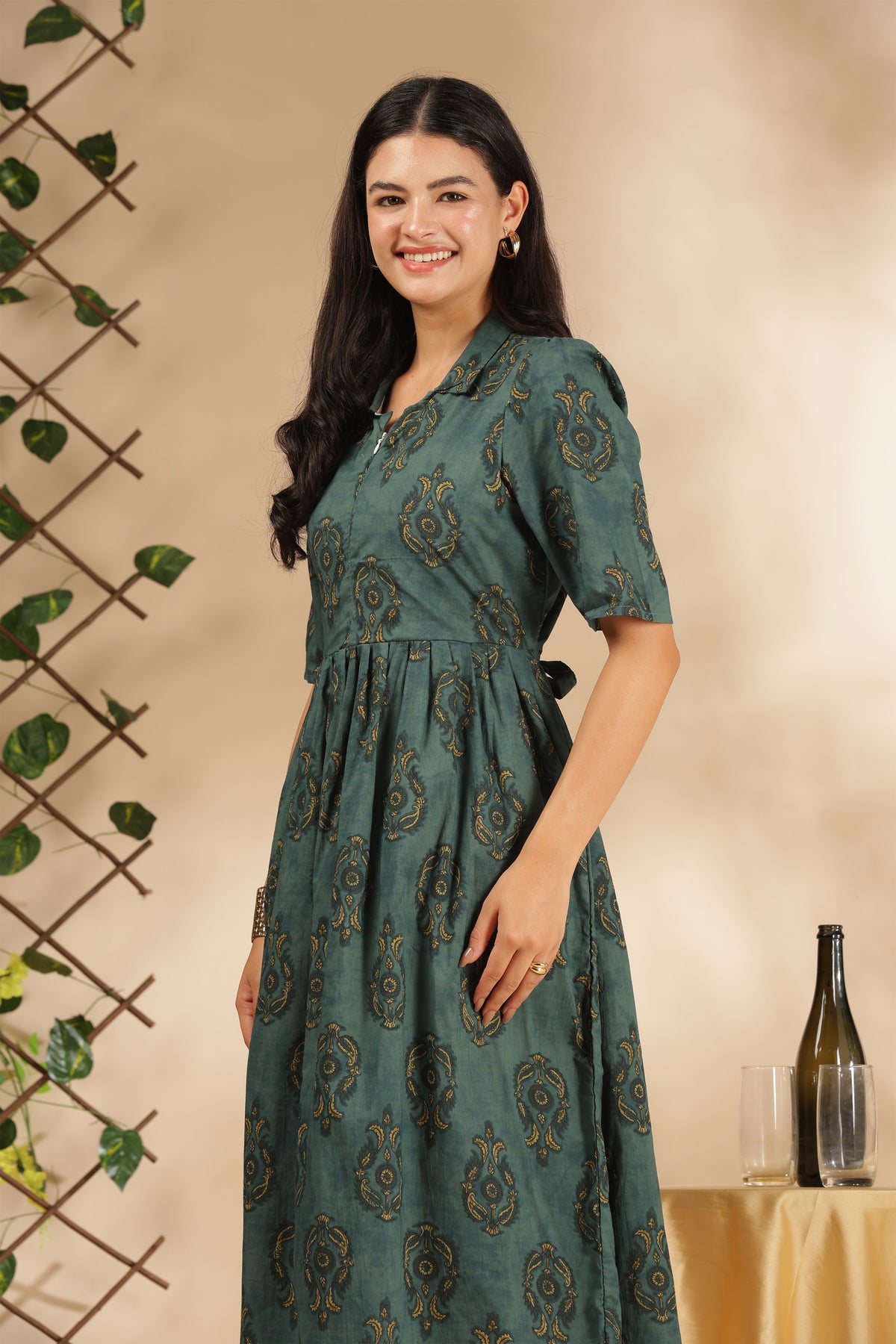 MATERNITY & BEYOND OUTDOORS | 100% COTTON | INVISIBLE SIDE ZIPS | ADJUSTABLE KNOT | TARINI