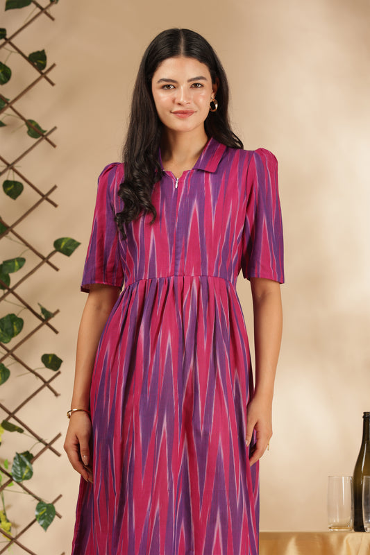 MATERNITY & BEYOND OUTDOORS | 100% COTTON | CENTRE ZIP | ADJUSTABLE KNOT | ZIVARA
