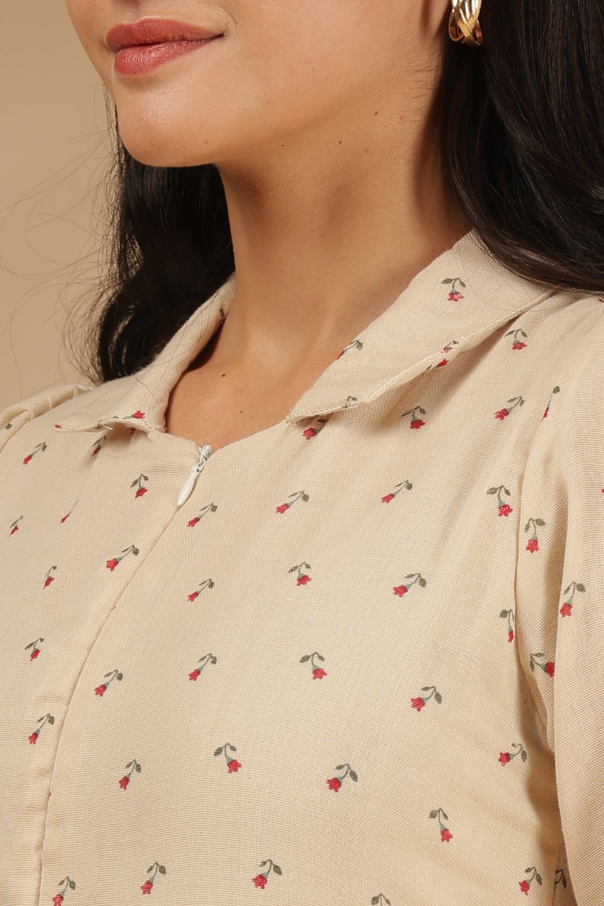 CLOUD SOFT ZIP & GO DRESS| MUSLIN | CENTER ZIP| ADJUSTABLE KNOT |FEEDING FRIENDLY| FLEURIE