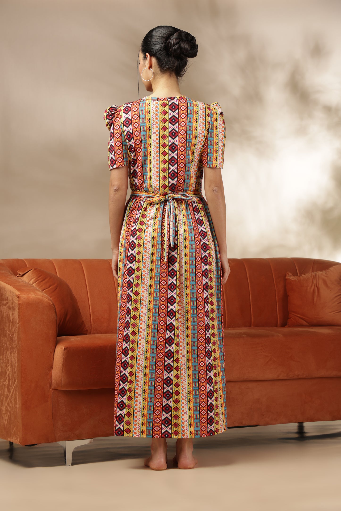 ZIPLESS MATERNITY WEAR | PUFFSLEEVE | SPUN | DESI MOSAIC