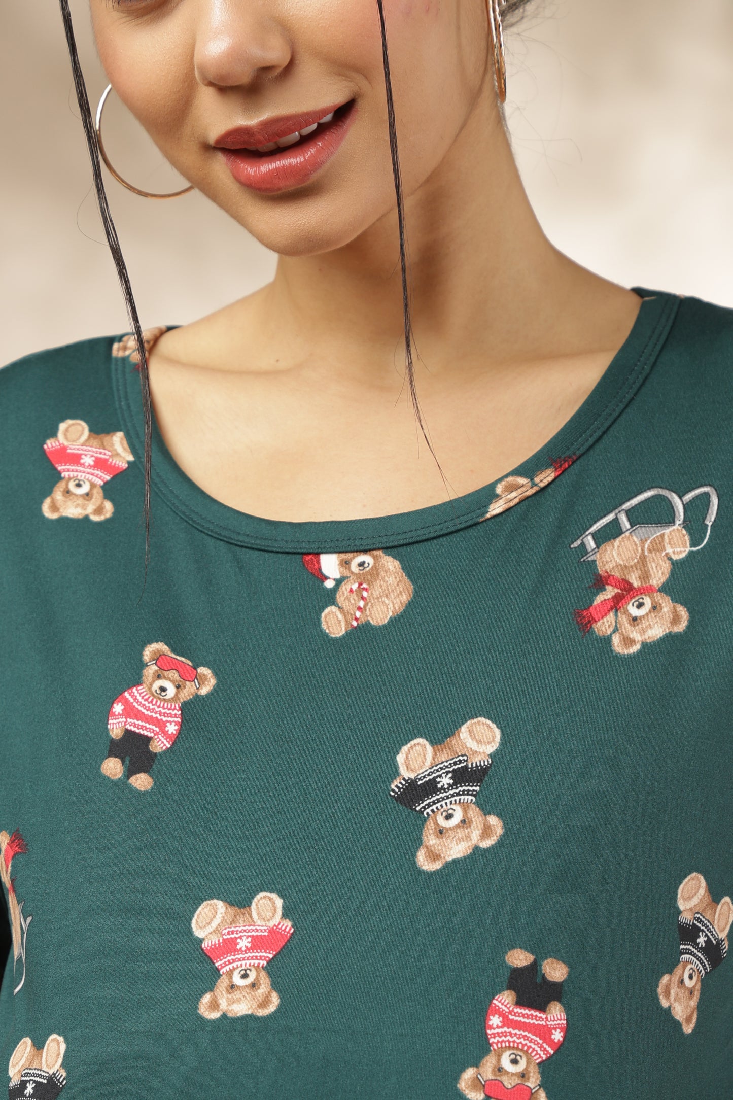 ZIPLESS MATERNITY WEAR | PUFFSLEEVE | SPUN | TEDDY DREAMS