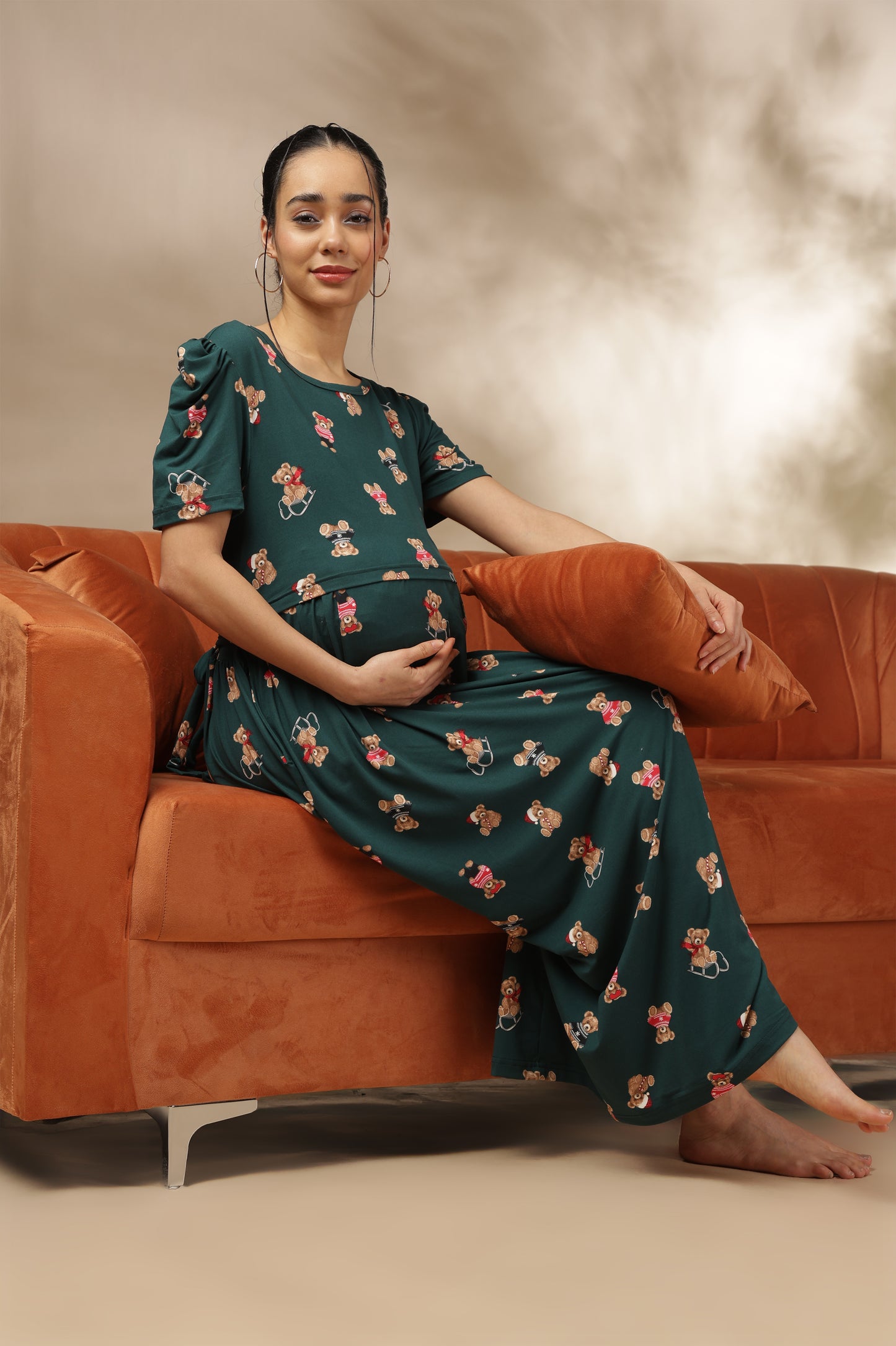 ZIPLESS MATERNITY WEAR | PUFFSLEEVE | SPUN | TEDDY DREAMS