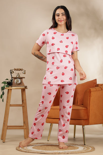 MATERNITY COORDS | ZIPLESS T-SHIRT WITH PANTS |SPUN COTTON  |INTRODUCTORY PRICE | BUGSY
